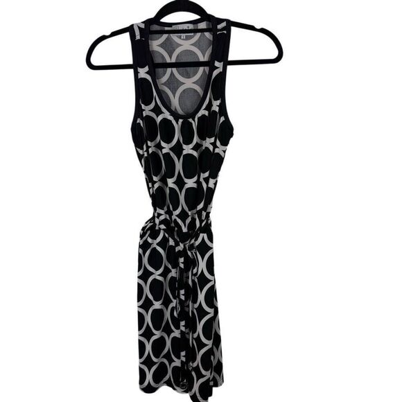 Mud Pie Black with white circles summer dress- size S - Picture 2 of 9